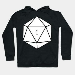 Funny D20 Roleplaying Game Dice Hoodie